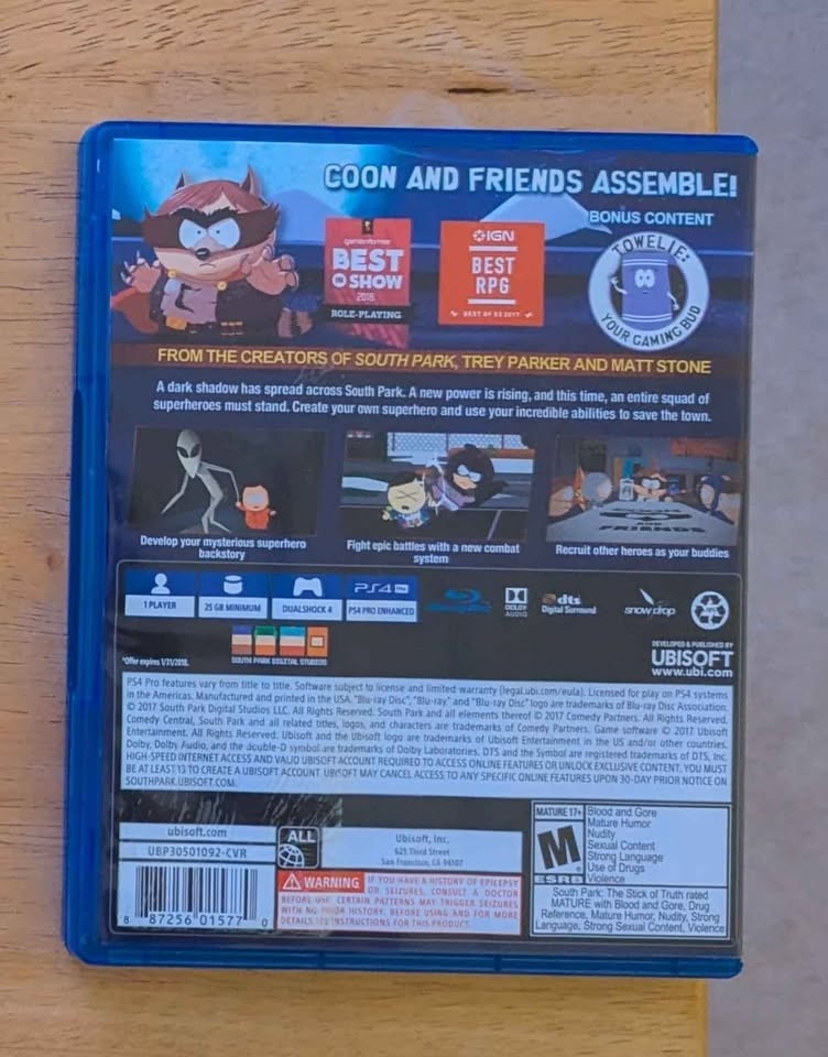 PS4 South Park The Fractured But Whole - photo 2