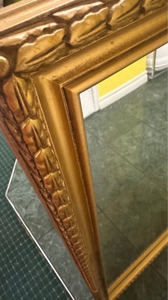 Large Mirror With Fancy Classic golden Frame - photo 2