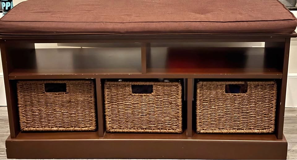 Bench with storage