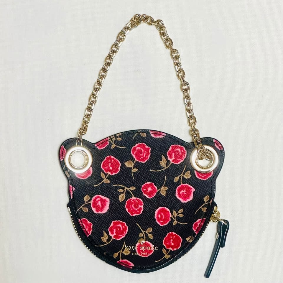Kate Spade Woman's Leopard Wristlet Purse with Black Stones - photo 2