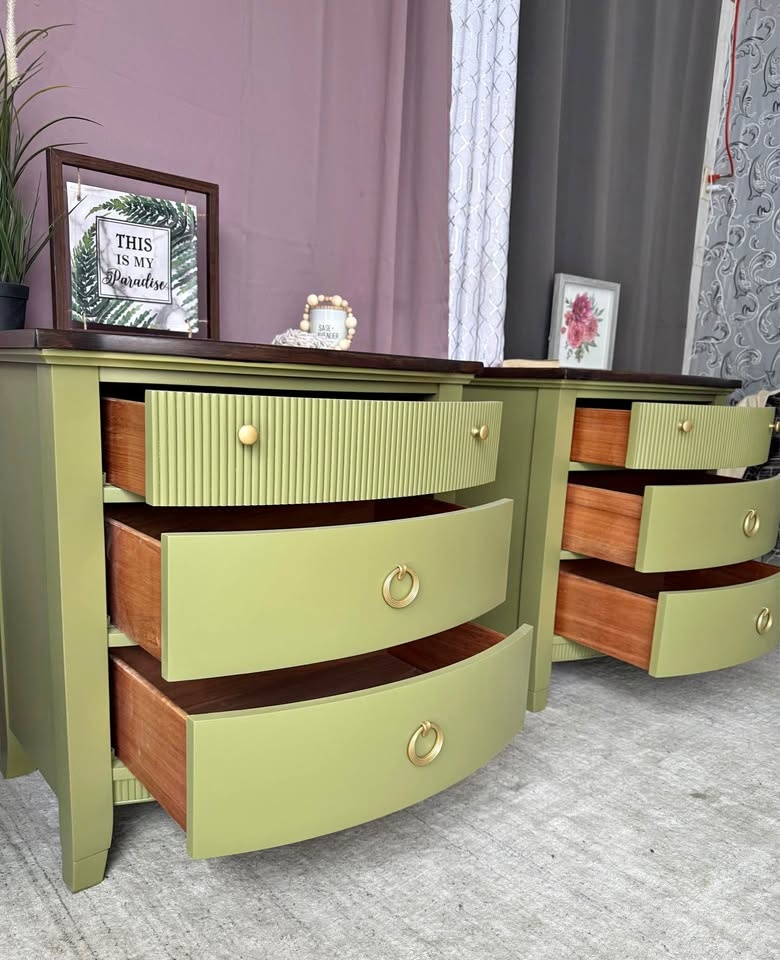 King Size Nightstand Set - Refinished