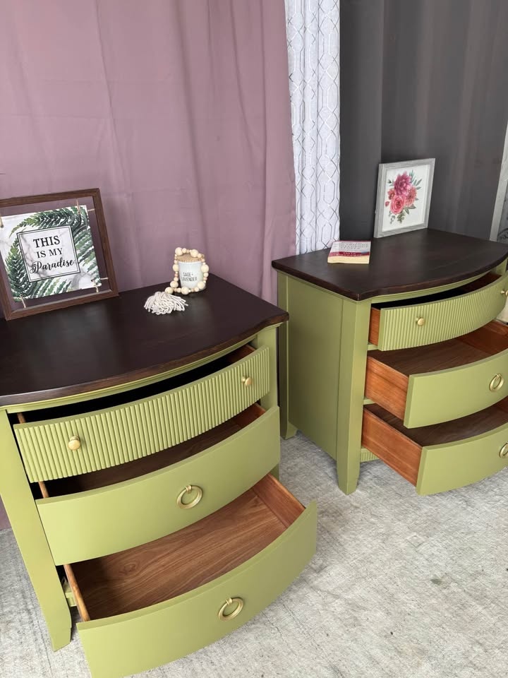 King Size Nightstand Set - Refinished - photo 4