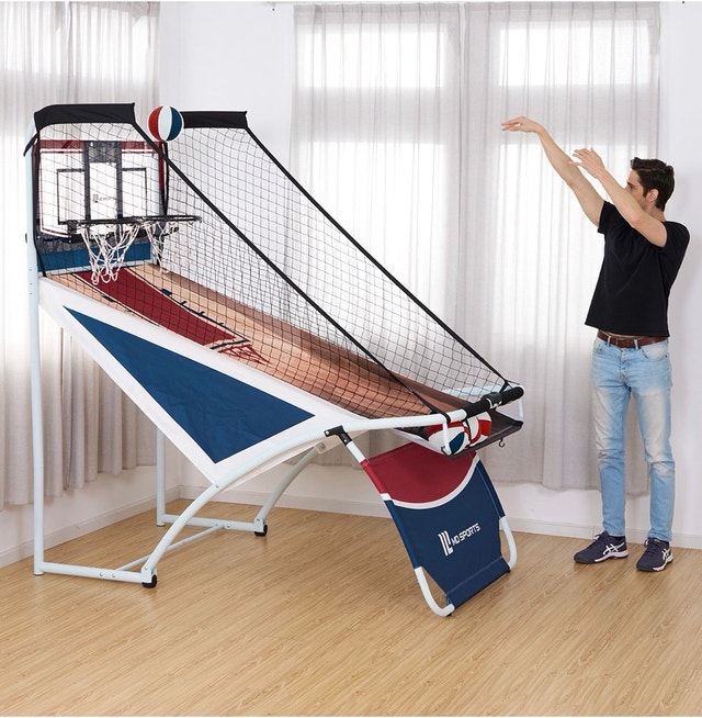 Brand New MD Sports EZ Fold 2 Player Basketball Arcade Game