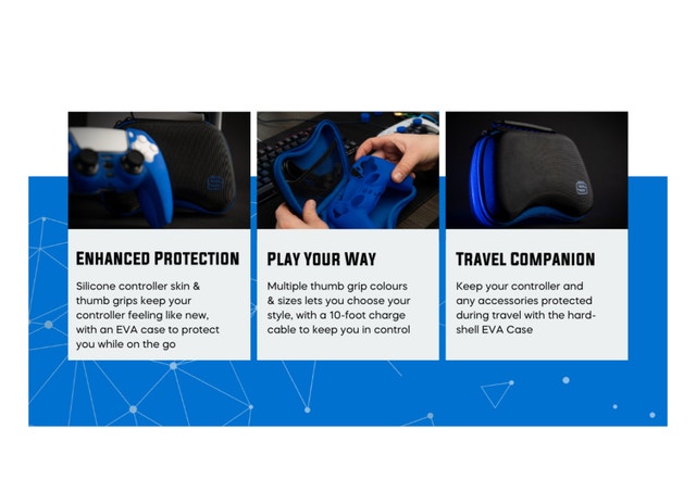 New Surge PS5 Controller Starter Pack Accessories - photo 4