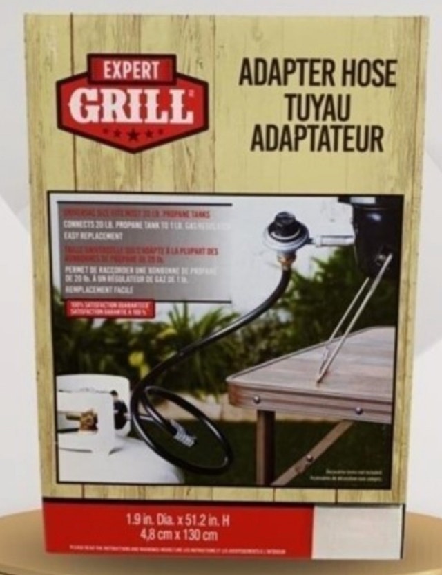 Brand New Expert Grill Adaptor Hose for BBQ Propane Tank