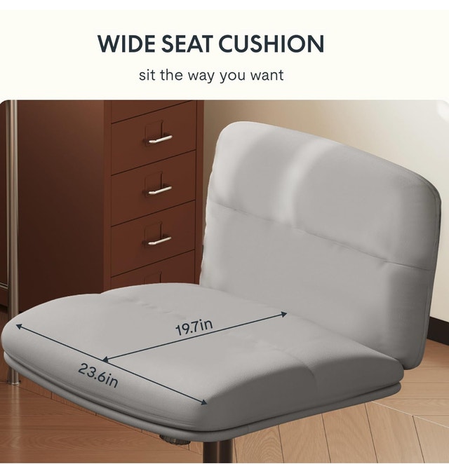 Brand New Ecconiture Home Office Grey Chair - photo 4