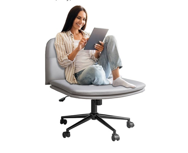 Brand New Ecconiture Home Office Grey Chair - photo 5
