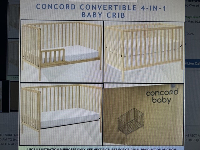Brand New Concord 4-in-1 Baby Crib Cot Bed Model 375 - photo 5