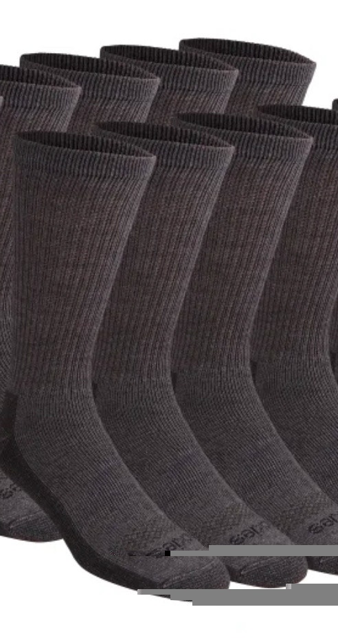 Brand New Dickies Dri-Tech Crew Socks - 8 Pairs - photo 2