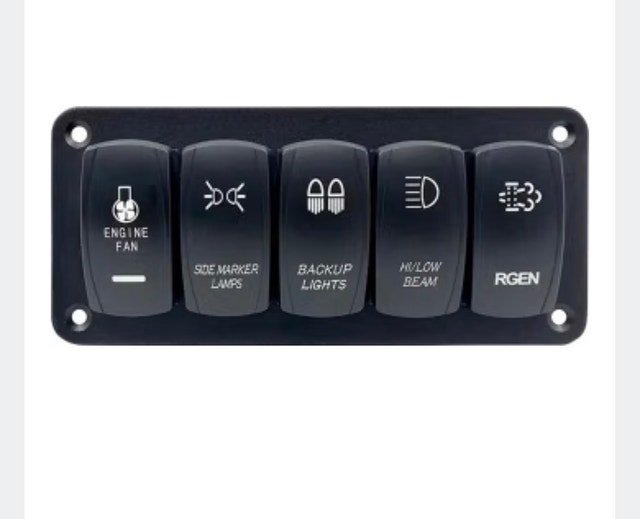 Evergear LED Rocker Switch - Blue