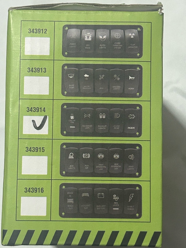Evergear LED Rocker Switch - Blue - photo 4
