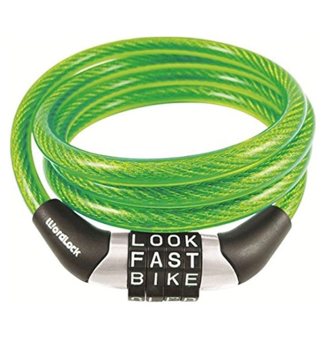 Brand New Wordlock Bicycle Security Bike Lock - Green
