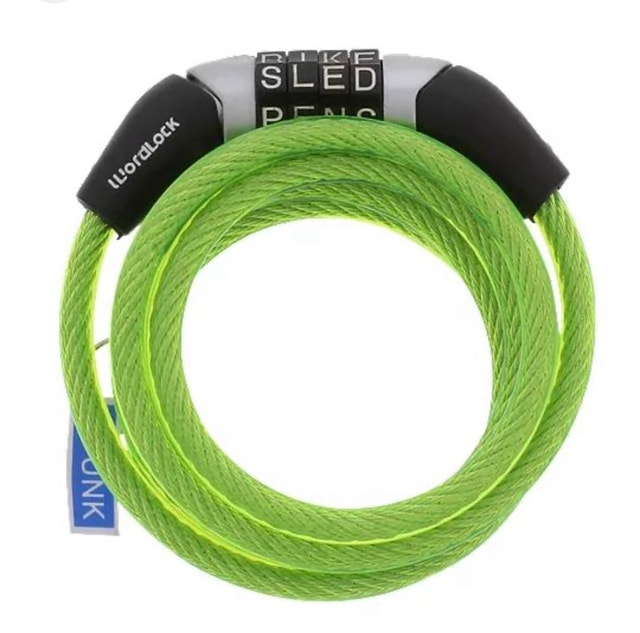 Brand New Wordlock Bicycle Security Bike Lock - Green - photo 2