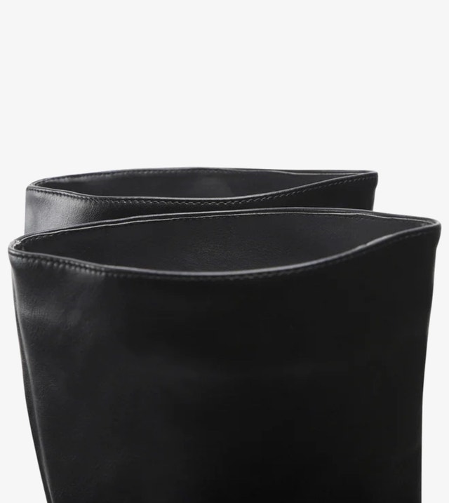 Brand New Raid Rosina Knee-High Lug-Sole Black Boots - photo 5