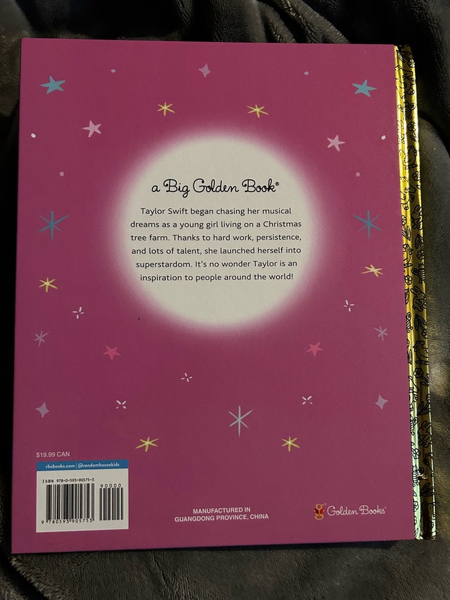 Brand New Taylor Swift Autobiography - A Big Golden Book - photo 2