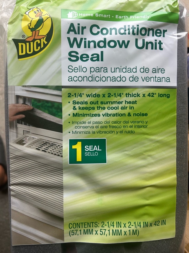 Brand New Duck Air Conditioner Window Unit Seal