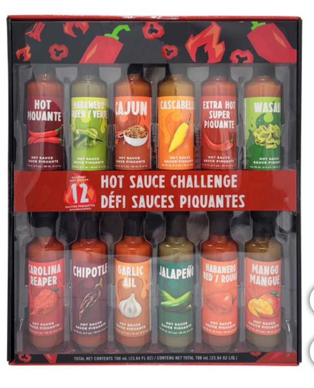 Brand New 12 Pack Hot Sauce Challenge Gift Set