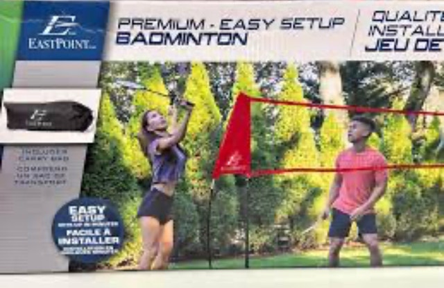 Brand New EastPoint Easy Setup Badminton Set - photo 2