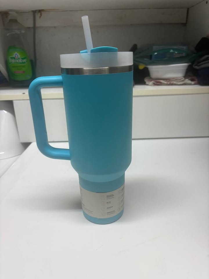 NEW Stanley Quencher H2.0 40oz Tumbler – Blue Skye – Never Used - photo 3