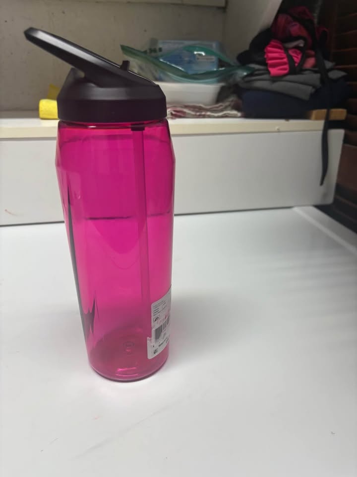 Nike Swoosh Water Bottle — Flip-Top Straw — New - photo 2