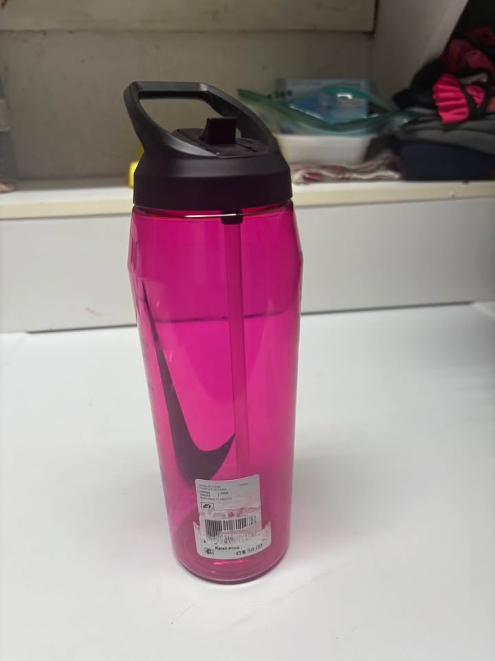 Nike Swoosh Water Bottle — Flip-Top Straw — New - photo 3