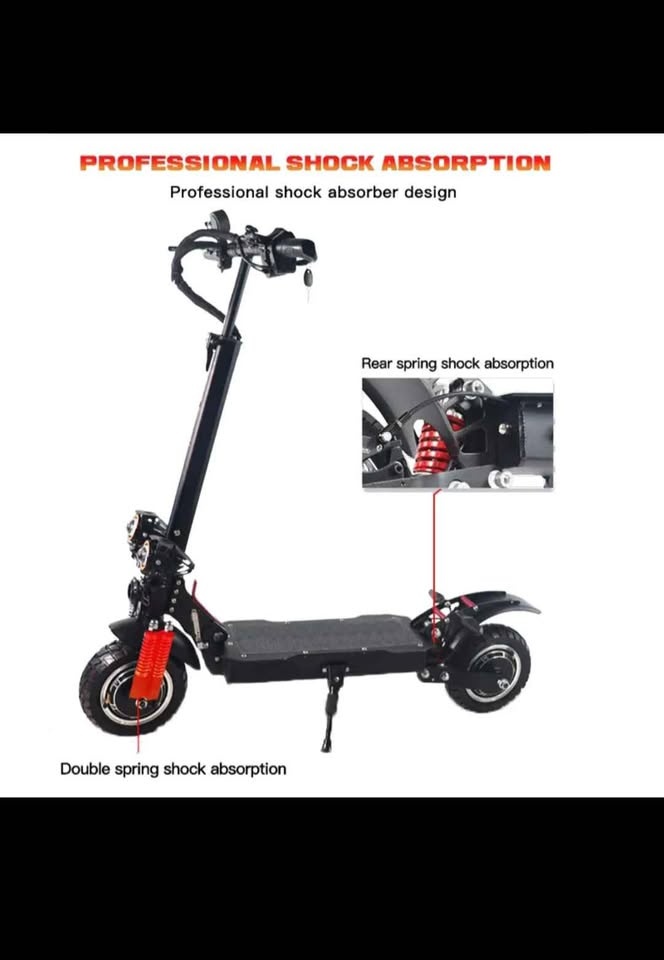 2400W Dual Motor Electric Scooter - 45km/h - photo 2