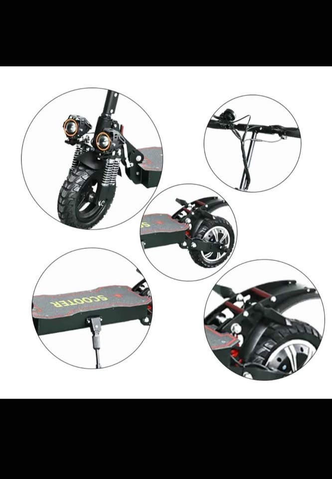 2400W Dual Motor Electric Scooter - 45km/h - photo 5