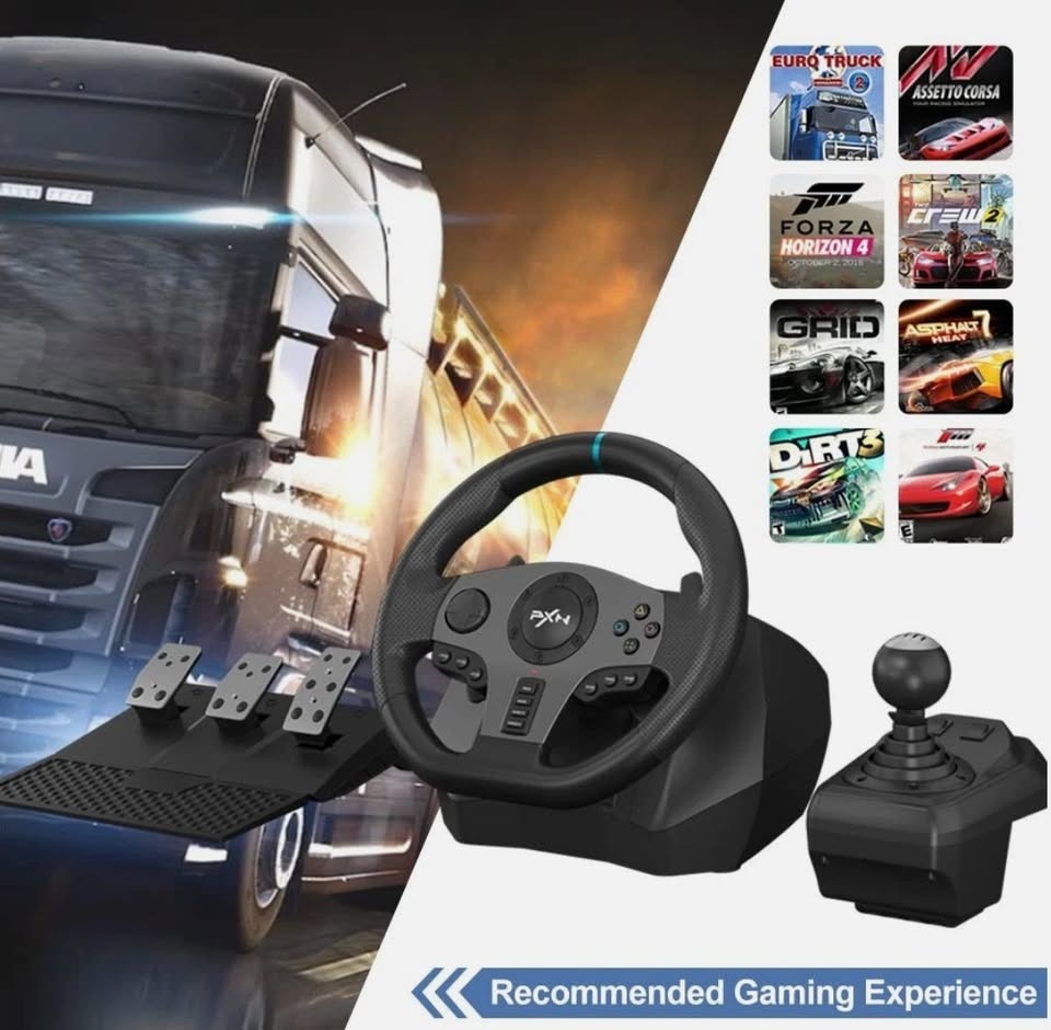 PXN V9 PC Steering Wheel with Pedals & Shifter - photo 5