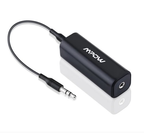 Mpow Ground Loop Noise Isolator – 3.5mm Audio Cable for Car & Ho