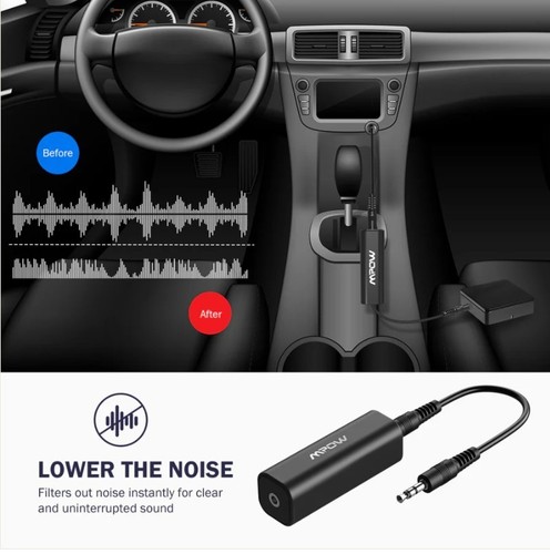 Mpow Ground Loop Noise Isolator – 3.5mm Audio Cable for Car & Ho - photo 4