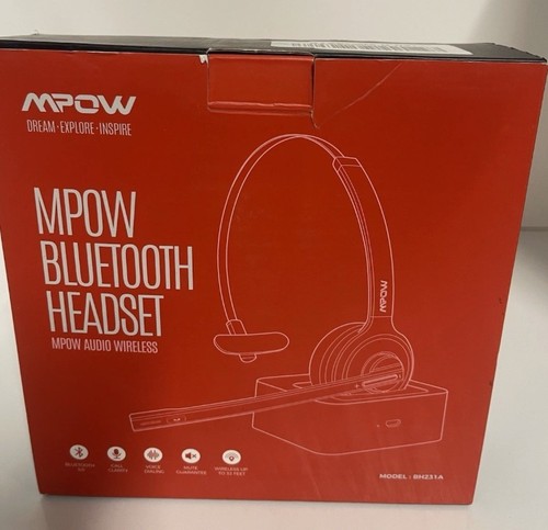 Mpow BH231A Bluetooth Headset Wireless Trucker Headset w/ Mic - photo 2