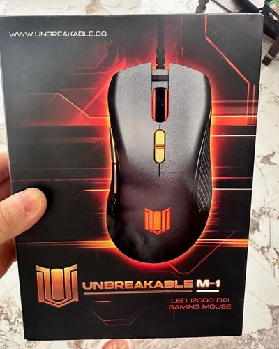 New Unbreakable M-1 Wired Gaming Mouse 12000DPI