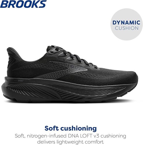 Brooks Ghost 17 Men’s 9.5 2E Wide Neutral Running Shoes Black - photo 2