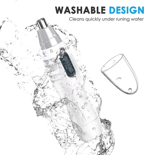 Electric Nose Ear Hair Trimmer Face Eyebrow Beard Shaver - photo 3