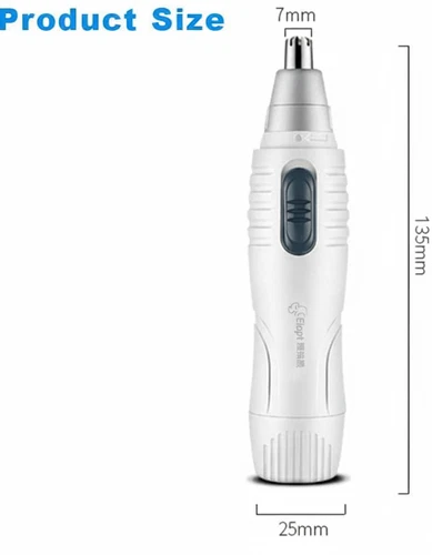 Electric Nose Ear Hair Trimmer Face Eyebrow Beard Shaver - photo 4