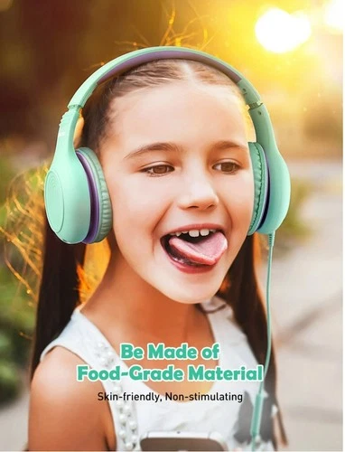 Mpow BH297B Kids Headphones with Mic, Volume Limit