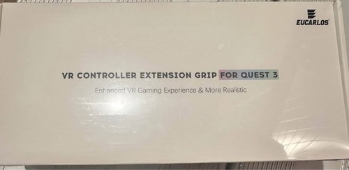 EUCARLOS VR Controller Extension Grips for Meta Quest 3 NIB