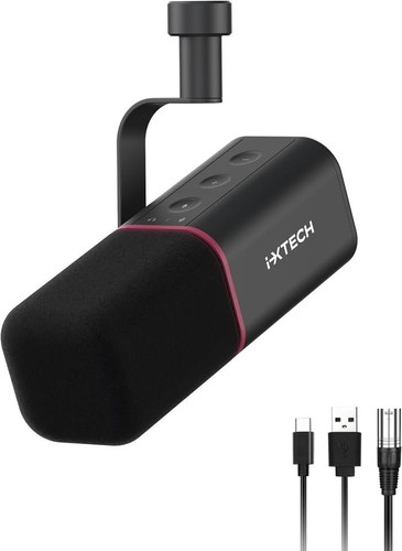 IXtech Dynamic Microphone Wired Vocal Mic for Singing, Speech, K