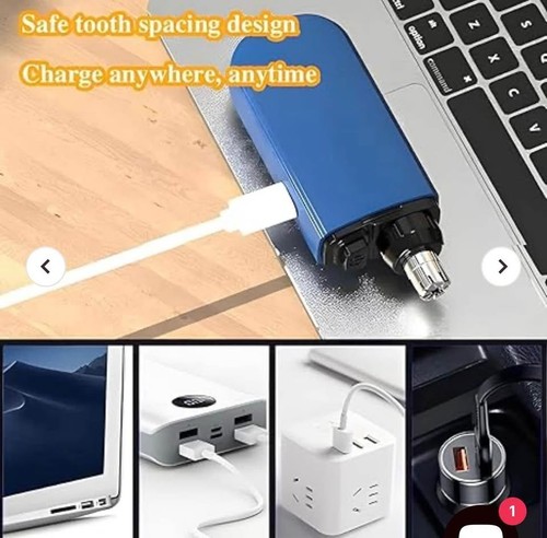 Nose Ear Hair Trimmer for Men - USB C Rechargeable Portable - photo 5