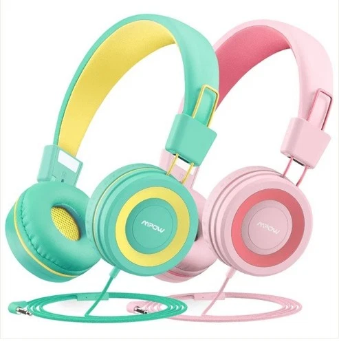2-Pack Mpow Kids Headphones W/ Splitter, BH360A