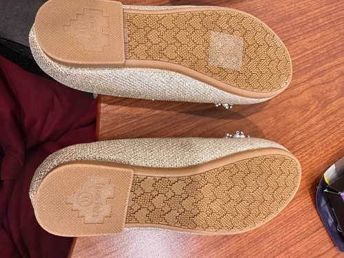 Dream Pairs Girls' Gold Glitter Ballerina Flats - Size 11 - photo 2