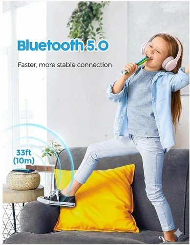 Mpow Kids Bluetooth Headphones – Wireless, Foldable - photo 3