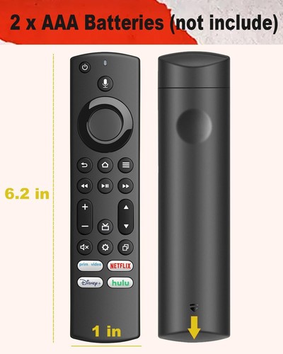 Insignia Fire TV Voice Remote Replacement – NS‑RCFNA‑21