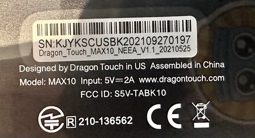 Dragon Touch Max 10 Tablet 10.1" FHD 3GB RAM 32GB ROM Octa-core - photo 4