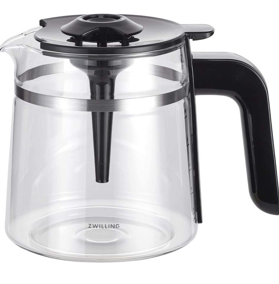 ZWILLING Enfinigy Glass Drip Coffee Maker 12 Cup, Black - photo 2