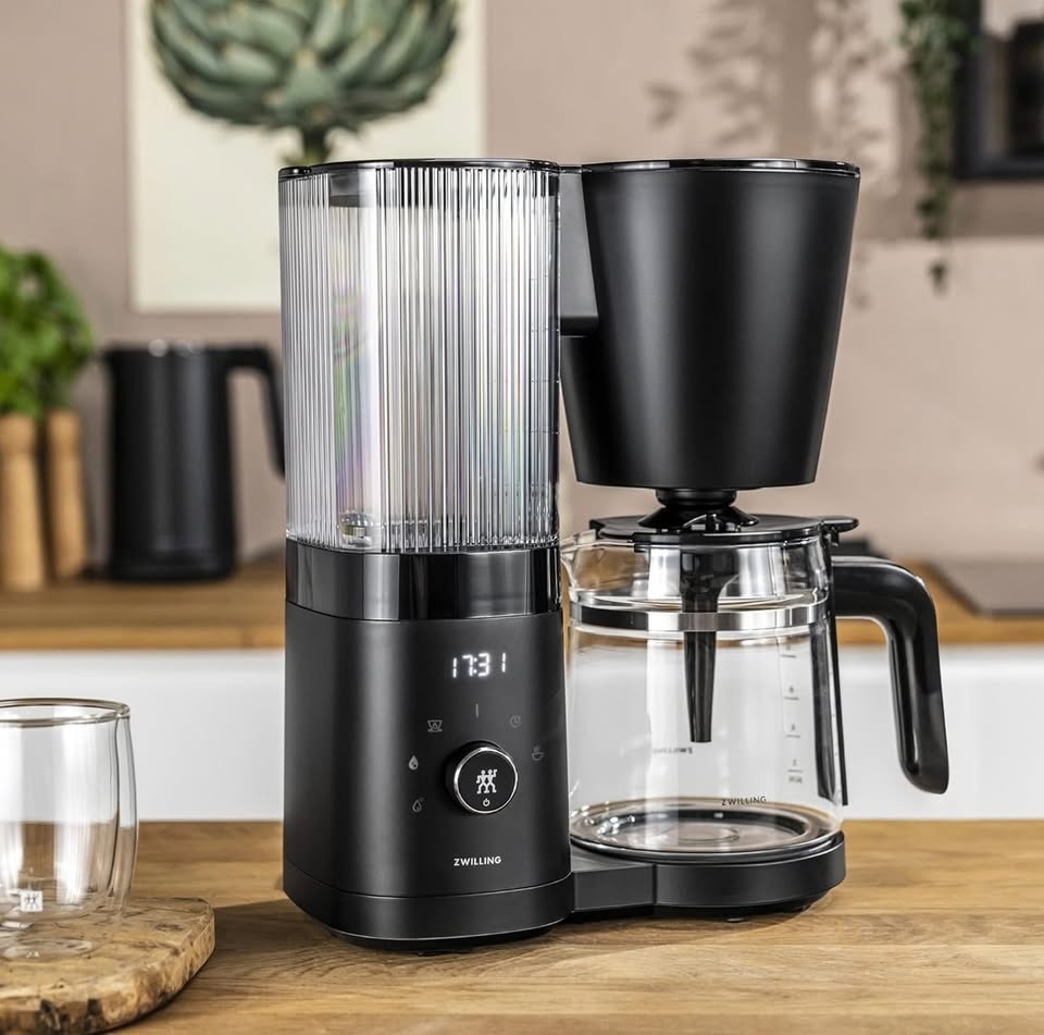 ZWILLING Enfinigy Glass Drip Coffee Maker 12 Cup, Black - photo 4