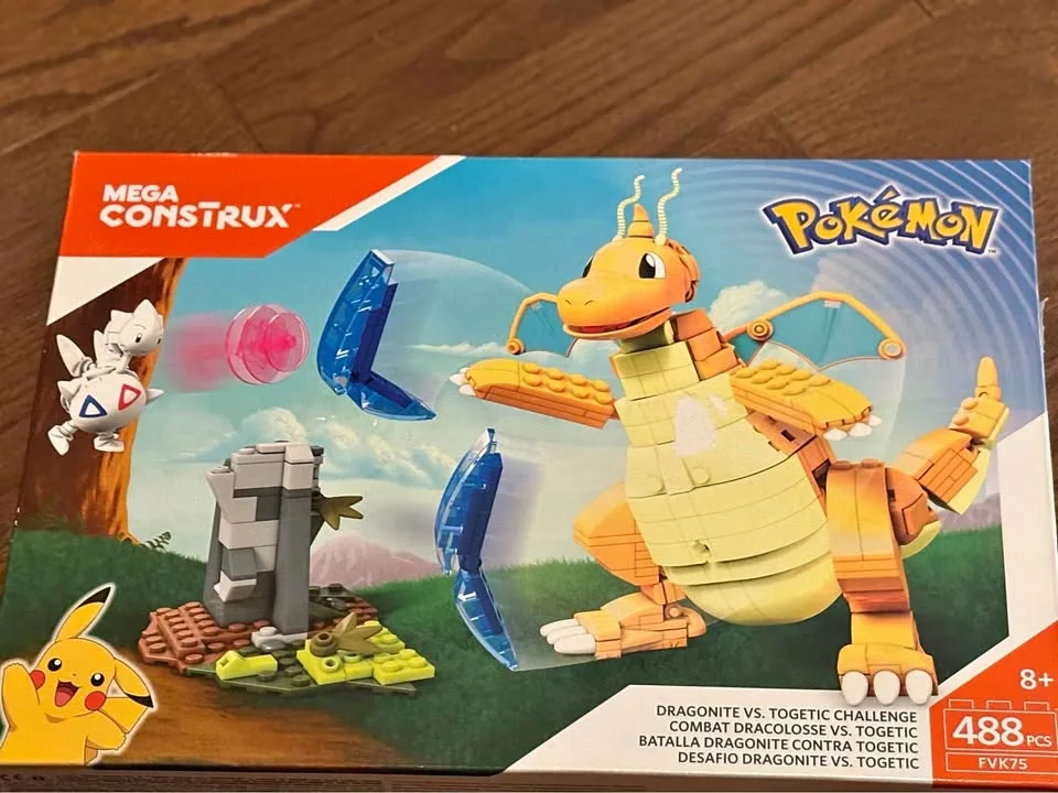 MEGA CONSTRUX POKEMON DRAGONITE VS. TOGETIC (Sealed) thumbnail
