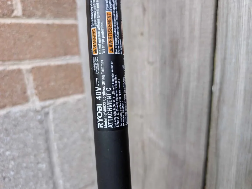 Ryobi 40v Trimmer/ Edger (battery and charger not included) image indicator(8)