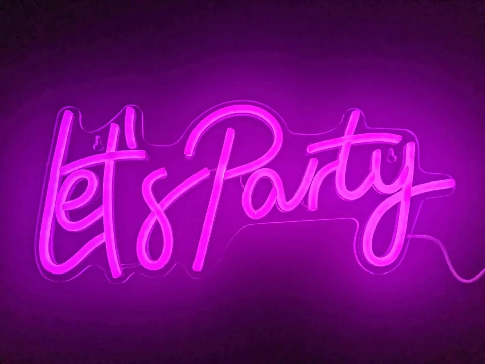 Neon Sign: Let's Party thumbnail