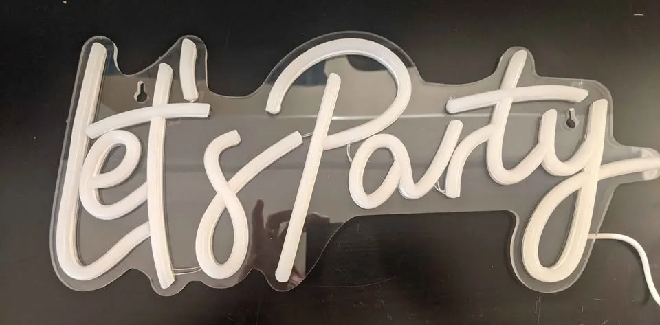 Neon Sign: Let's Party image indicator(2)